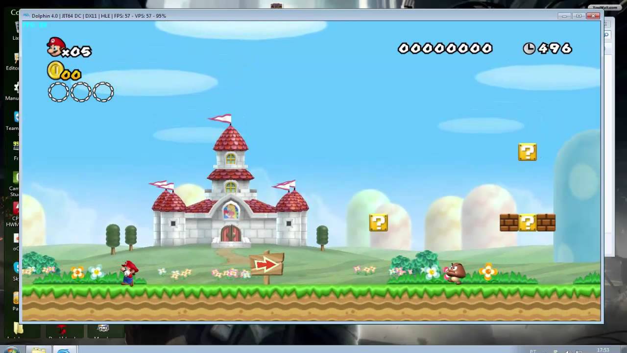 new super mario bros wii rom android